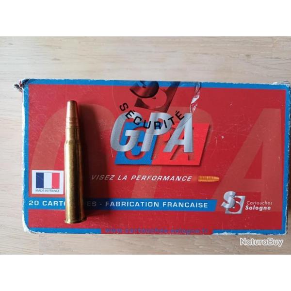 Munitions SOLOGNE calibre 8X57JRS GPA 156 grains
