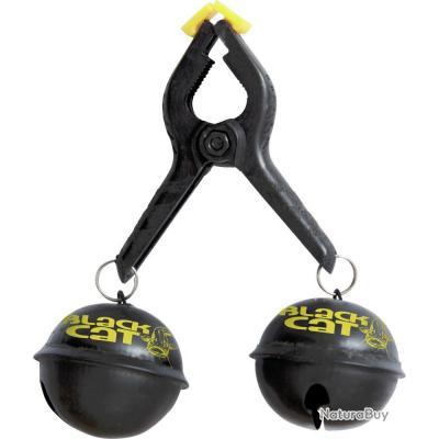 Black Cat Big Bells noir jaune