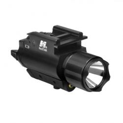 Lampe 200L et laser rouge - Montage QR