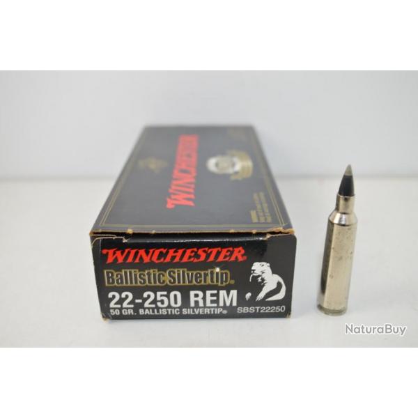 1 boite de balles 22-250 REM - Winchester