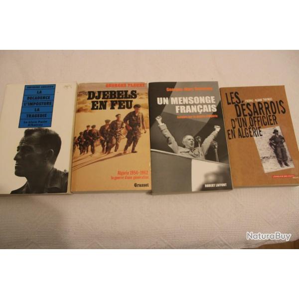 Lot 4 livres guerre d'Algrie (2)