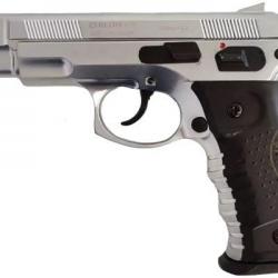 Pistolet d'alarme à blanc ou à gaz BLOW C75 - Cal. 9mm PAK Nickel mat