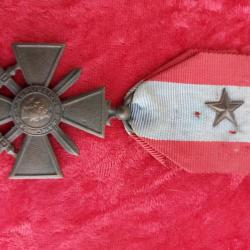 Médaille croix de guerre théâtre D'opérations Extérieures 1921