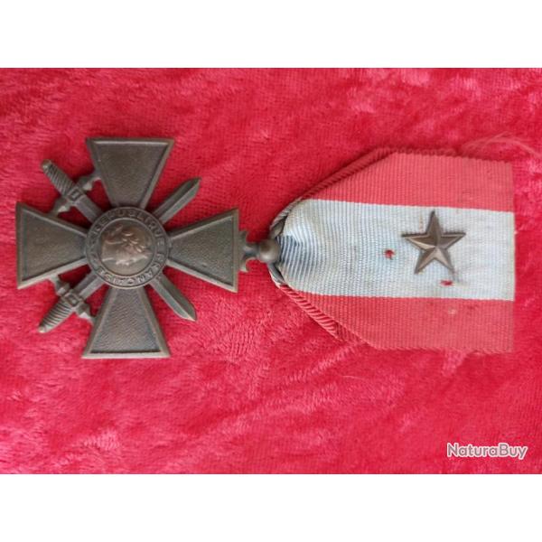 Mdaille croix de guerre thtre D'oprations Extrieures 1921