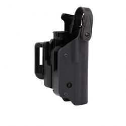 GHOST 5.2 Tactical Holster + Rotation Belt Module, Gaucher, TANFOGLIO FORCE - POLICE - FT9 - PRO