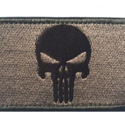 Patch/Ecusson - Punisher - Beige/TAN - velcro - Livraison gratuite