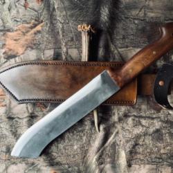 machette artisanale lame forgé, campement, bivouac, bushcraft