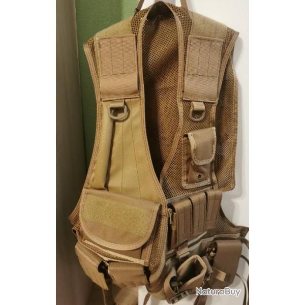 Gilet tactique airsoft neuf