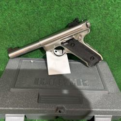 Pistolet Ruger model Mark 2inox cal 22lr