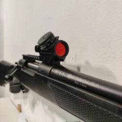 Carabine bergara B14 synthétique noir 300 Winchester Magnum + point rouge optimum