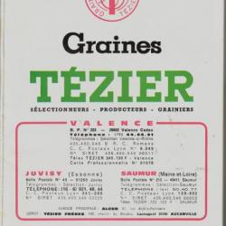 Catalogue graines TEZIER 1980 - 188 pages