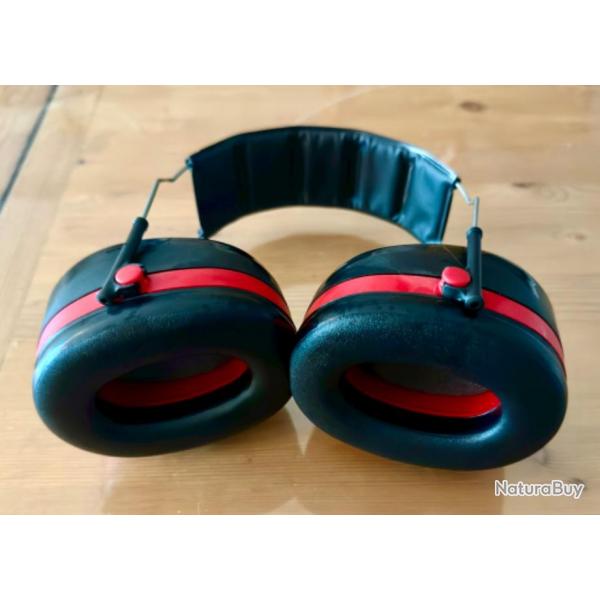 Vends casque antibruit Peltor Optime III - noir/rouge - SNR de 35 dB