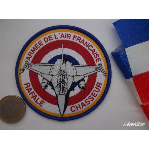 Patch cusson pilote rafale arme air France thermocollant tiss