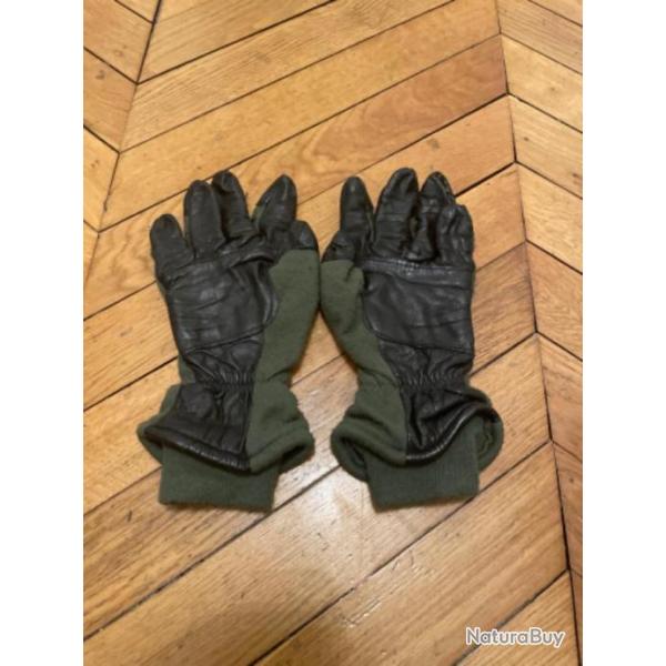 Gants pilote nomex grand froid US Air Force t10 anti feu