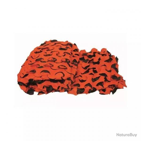 Filet de camouflage orange et vert 3 x 1,4