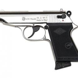 Pistolet Bruni - Police Nickele - 9mm - Gaz