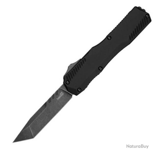 KS.9000T Couteau automatique Kershaw Livewire noir tanto