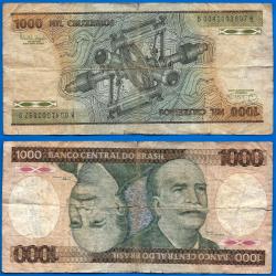 Bresil 1000 Cruzeiros 1985 Serie B Billet Brasil Brazil Amerique