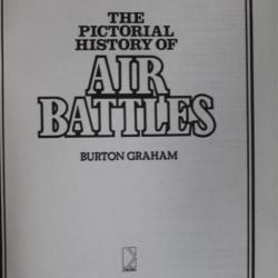 Livre The Pictorial history of Air Battles de Burton Graham