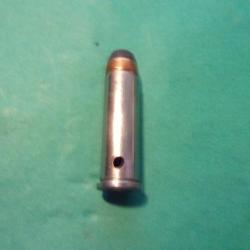 Munition 38 SPL + P, Federal, étui nickelé, balle demi-blindée nez plat, neutralisée