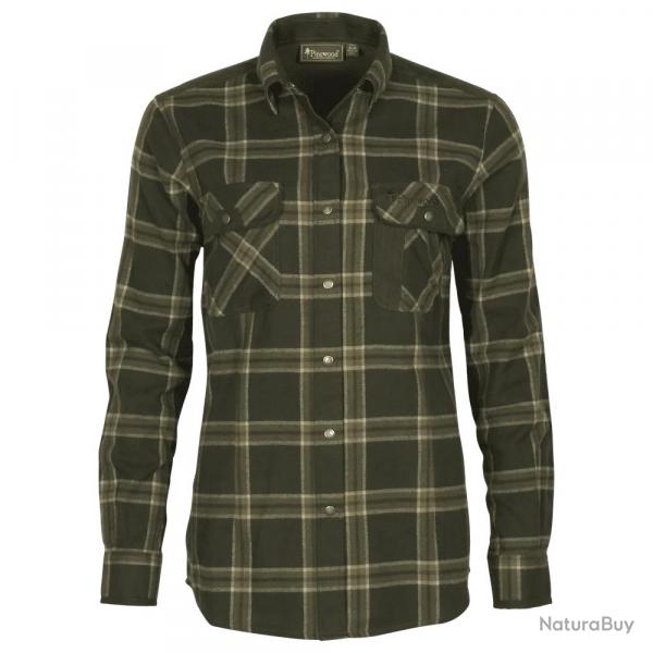Chemise Exclusive pour Femme Prestwick Marron Vert Pinewood