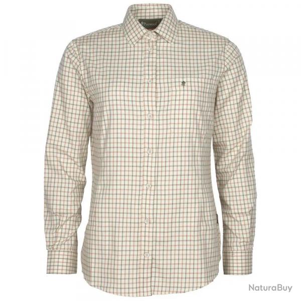 Chemise pour Femme Blanche Verte Nydala Grouse Pinewood