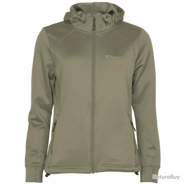 Sweat à Capuche pour Femme Kaki Finnveden Pinewood