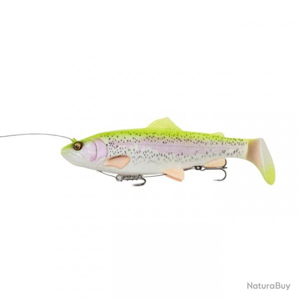 Leurre Souple Savage Gear 4D Line Thru Rattle Trout 27,5cm Sinking 27,5cm 258g Lemon Tiger