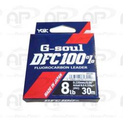 Fluorocarbon Ygk G-Soul Dfc 100% 0,20mm 30m 6lb