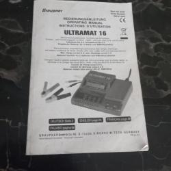 mode d'emploi / notice  "  ULTRAMAT  16  & GRAUPNER