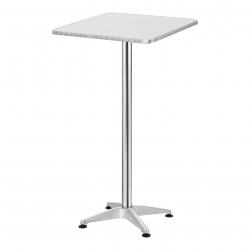Table de bistrot carrée à hauteur réglable 75 cm / 115 cm 03_0008556