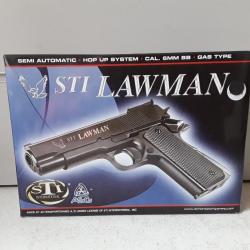 10264 PISTOLET AIRSOFT ASG STI LAWMAN CAL6MM 1 JOULE NEUF