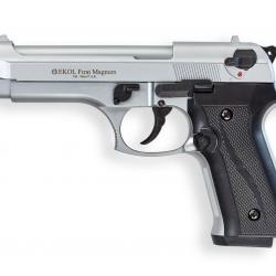 Pistolet Ekol Firat magnum chromé 9mm pak