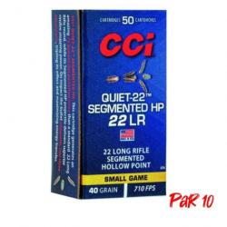 Balles CCI Segmented HP Quiet - Cal. 22 LR - 22LR / Par 20 / 40