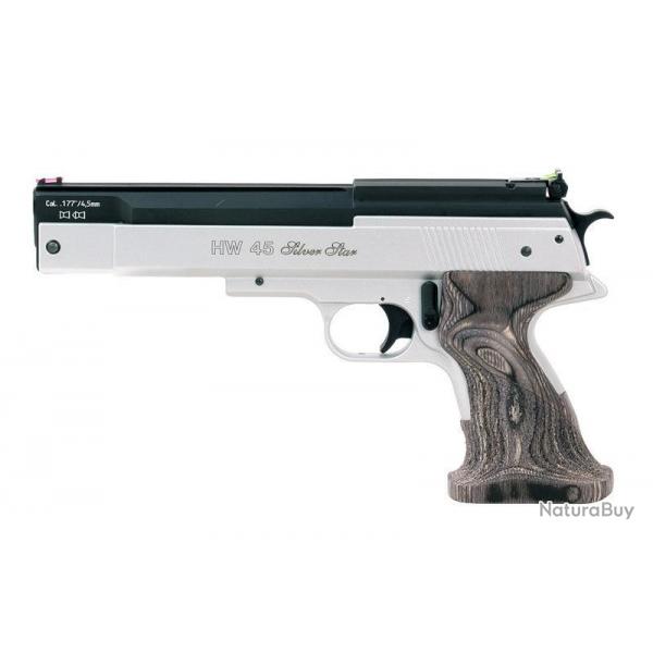 Pistolet Weihrauch HW45- Silver Star - Cal. 4.5