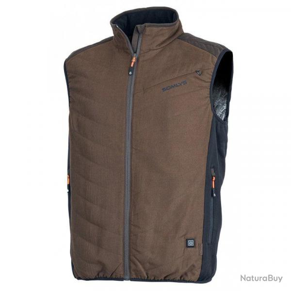Gilet chauffant Somlys marron 209