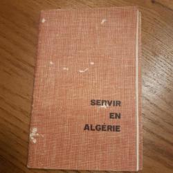 Livret servir en Algérie