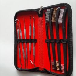 Kit de nettoyage tout calibre avec brosse et crochet avec pochette