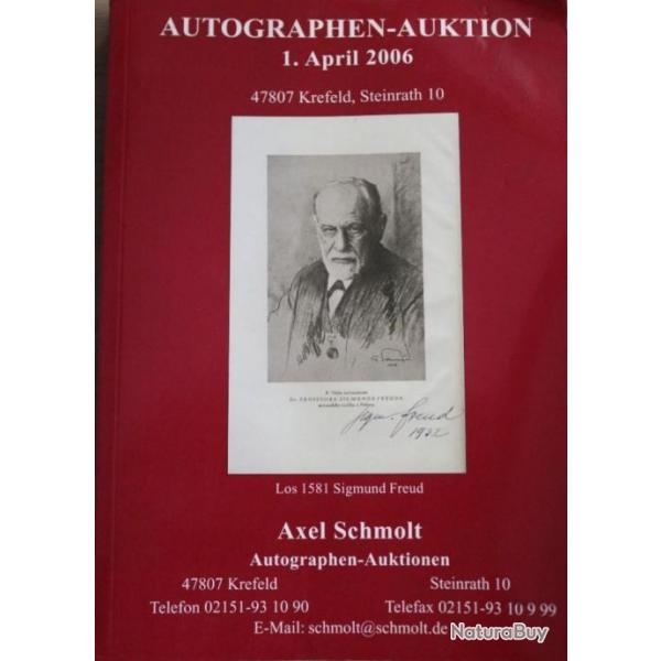 Album Autographen Auktionn 1 April 2006