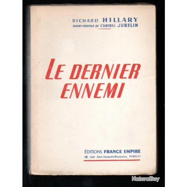 le dernier ennemi de richard hillary france empire raf, royal air force