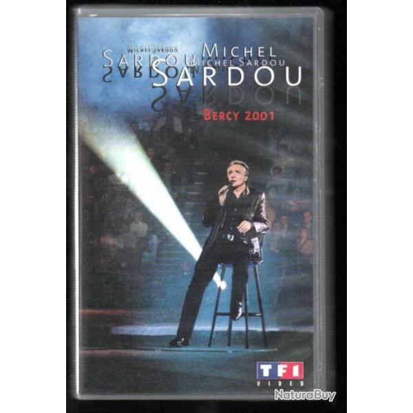 michel sardou bercy 2001 vhs ou cassette vido no dvd