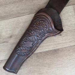 holster GAUCHER cross draw 1862  UBERTI 5 coups