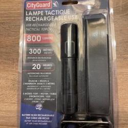 Lampe tactique rechargeable - Cityguard