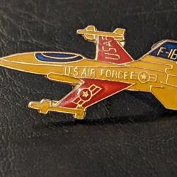 L pins insigne avion F-16 chasse US Air Force Militaire USAF lapel pin Jet badge Taille : 32 * 17 mm