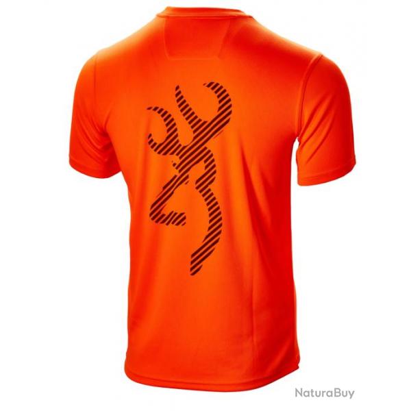 Tee shirt orange Blaze Teamspirit BROWNING