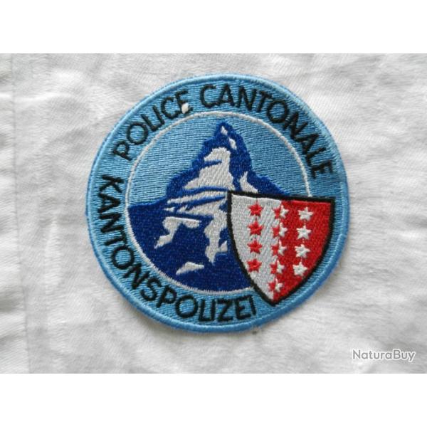insigne badge de Police cantonale suisse - Valais