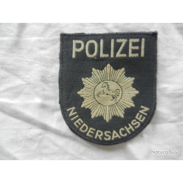 ancien insigne badge tissu - Police allemande Polizei Niedersachsen