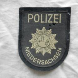 ancien insigne badge tissu - Police allemande Niedersachsen