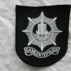 ancien insigne badge tissu - Police municipale Hollande