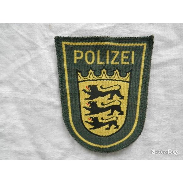 ancien insigne badge tissu allemand - Police  Polizei - Bade-Wrtemberg